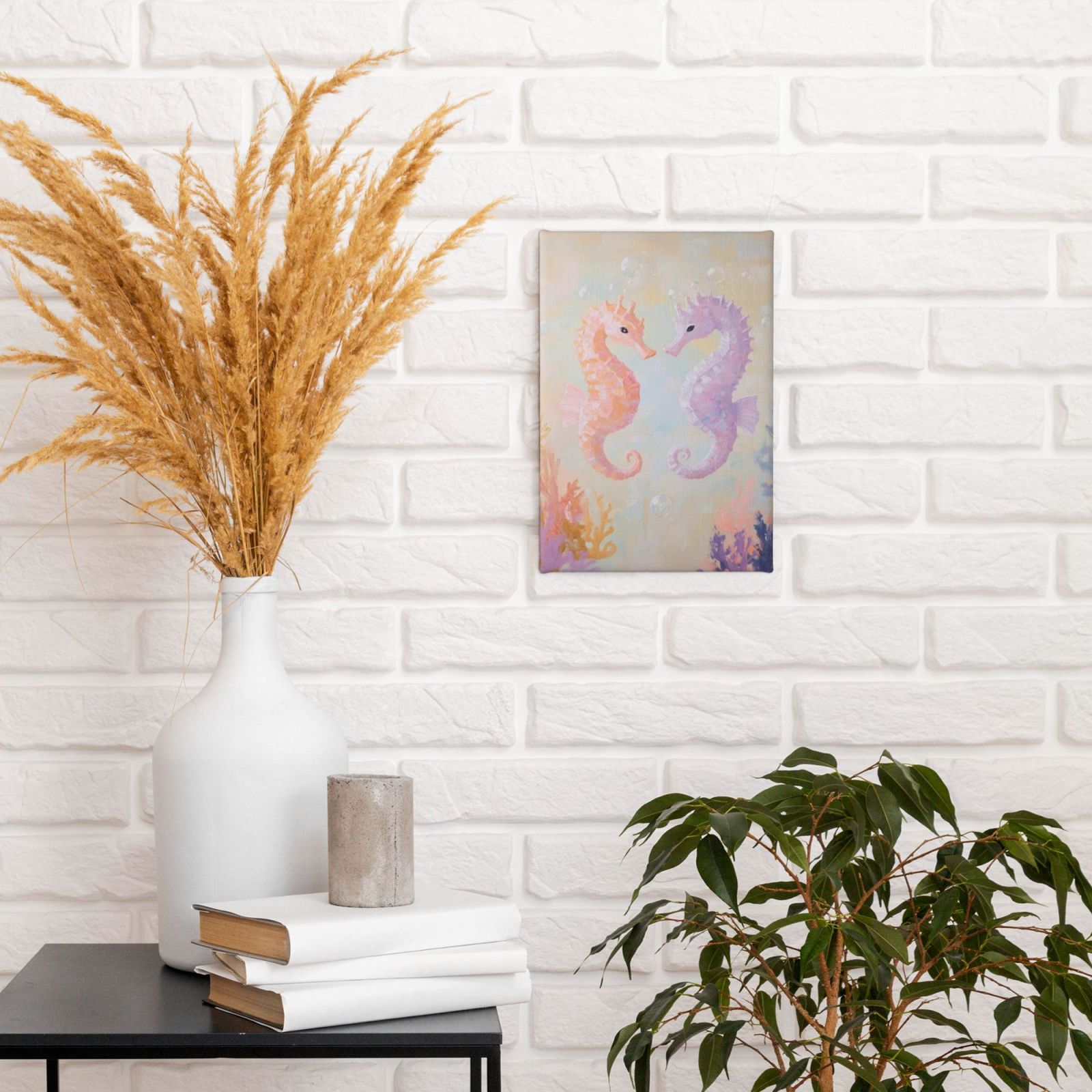 Frameless canvas decorative painting, 20×30 cm