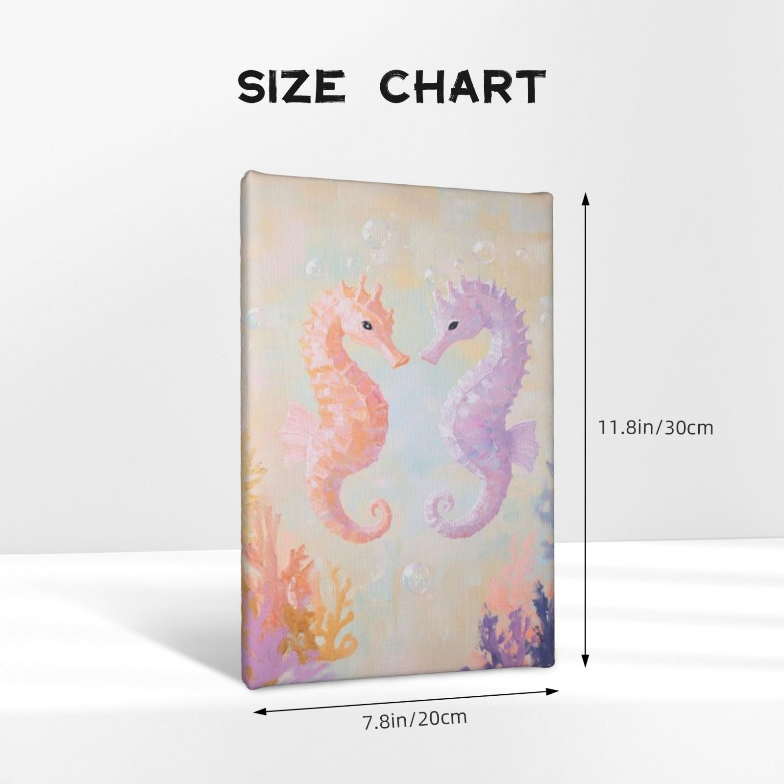 Frameless canvas decorative painting, 20×30 cm