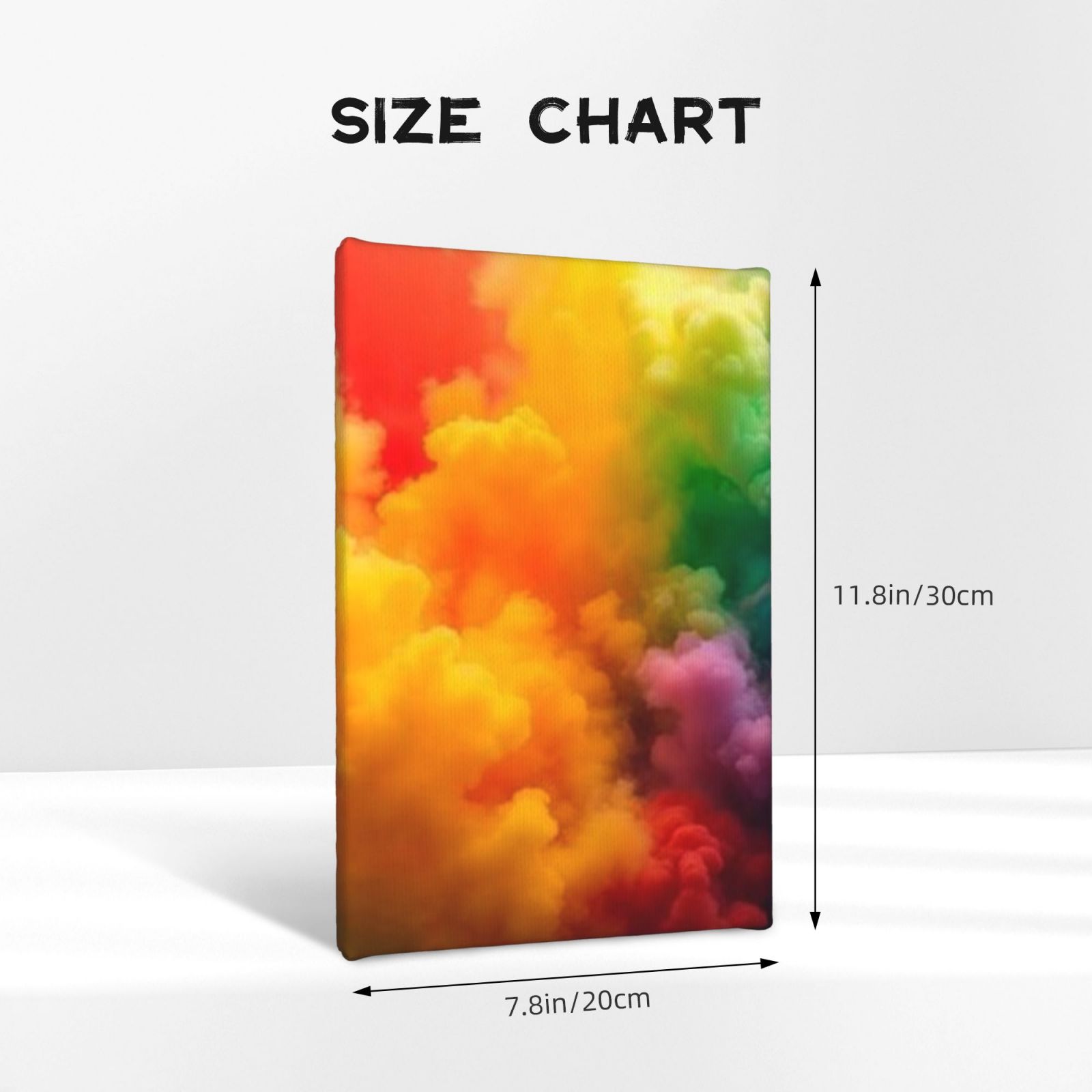Frameless canvas decorative painting, 20×30 cm