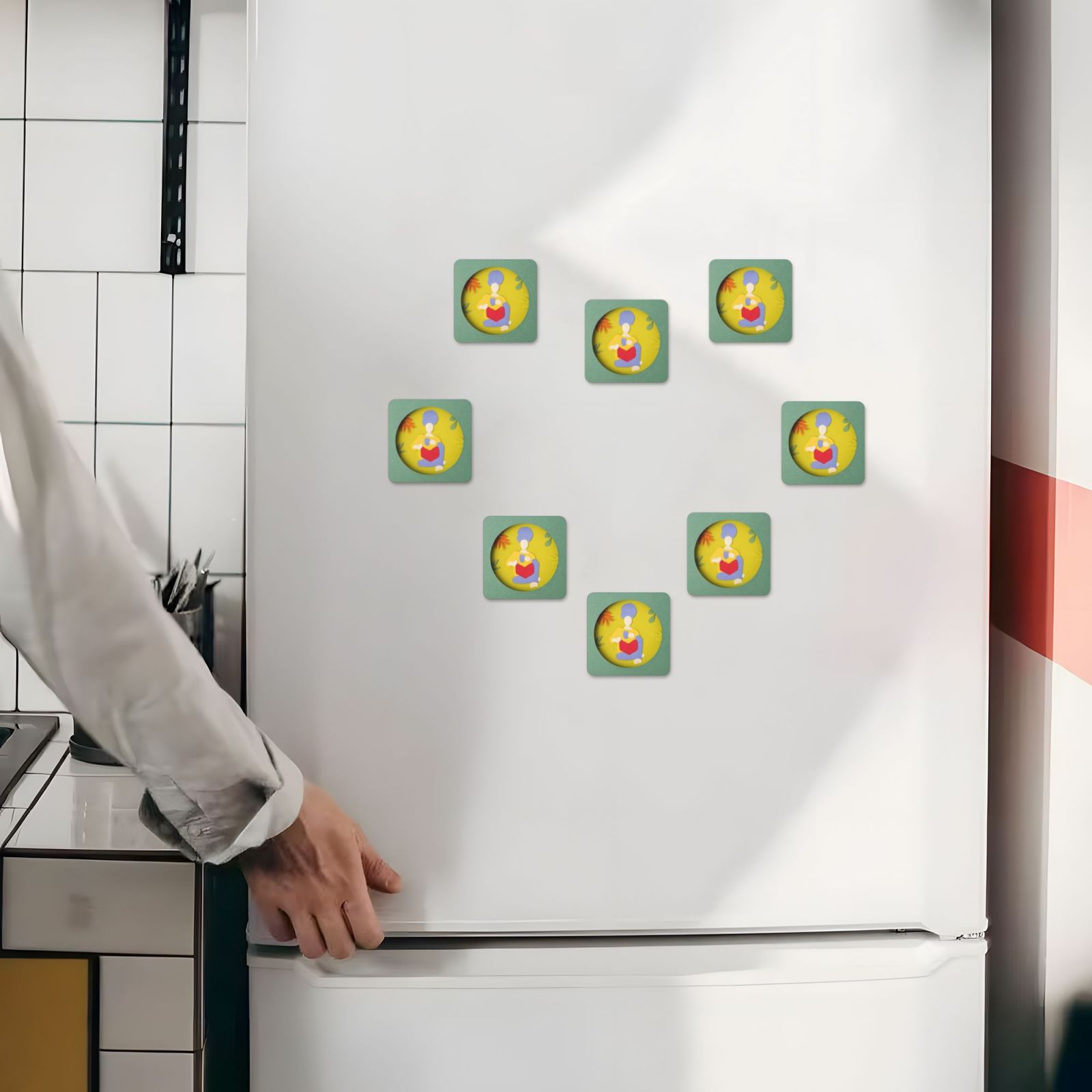 Acrylic refrigerator magnets