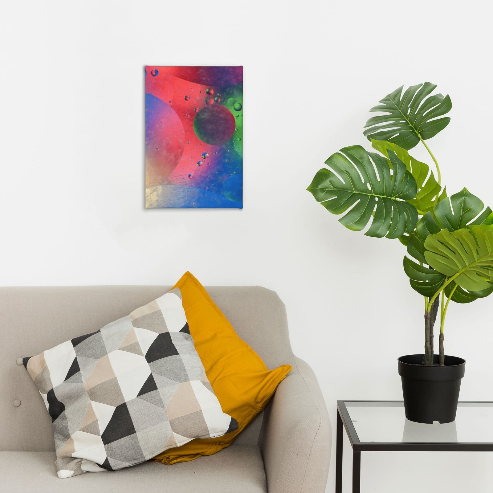 Frameless canvas decorative painting, 20×30 cm
