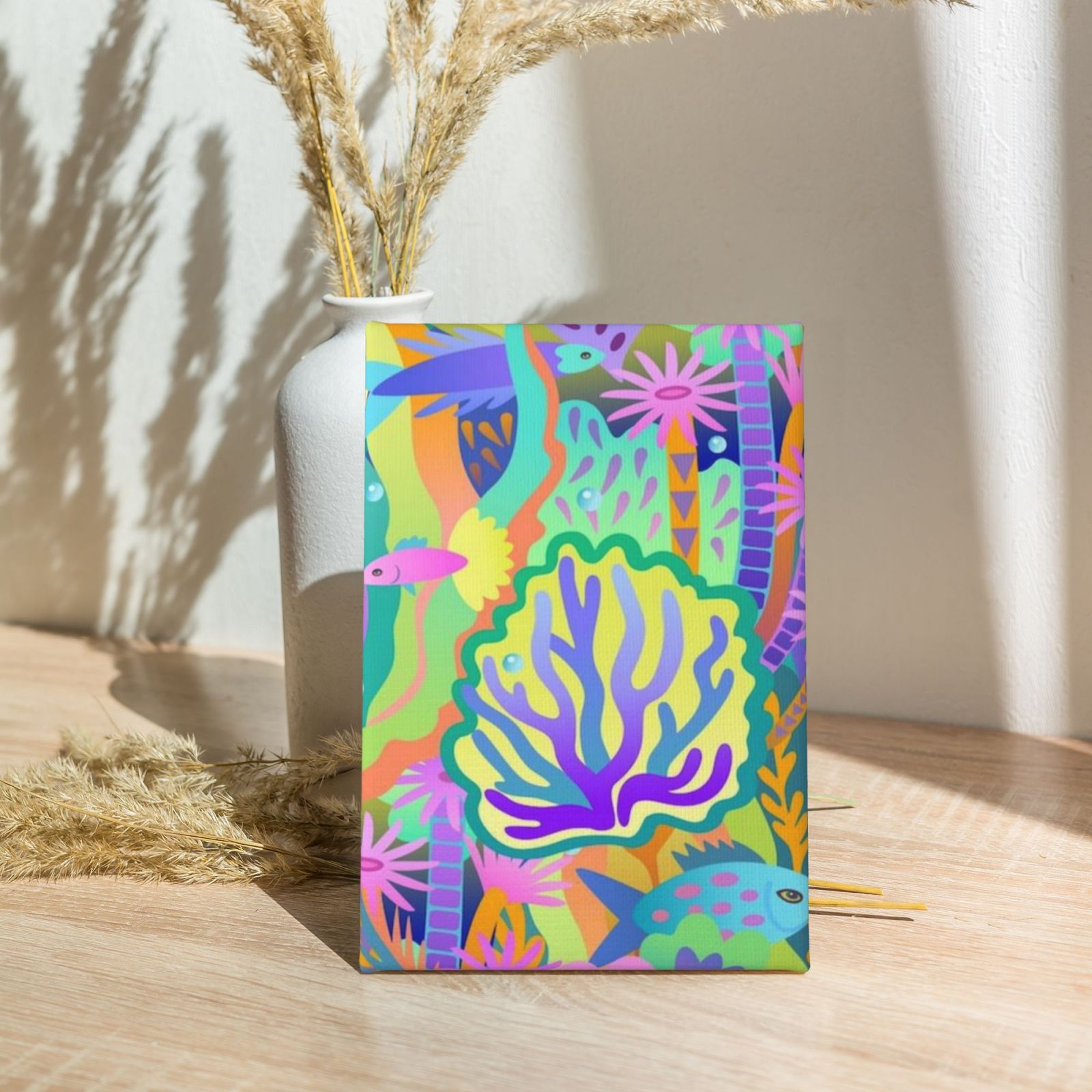 Frameless canvas decorative painting, 20×30 cm