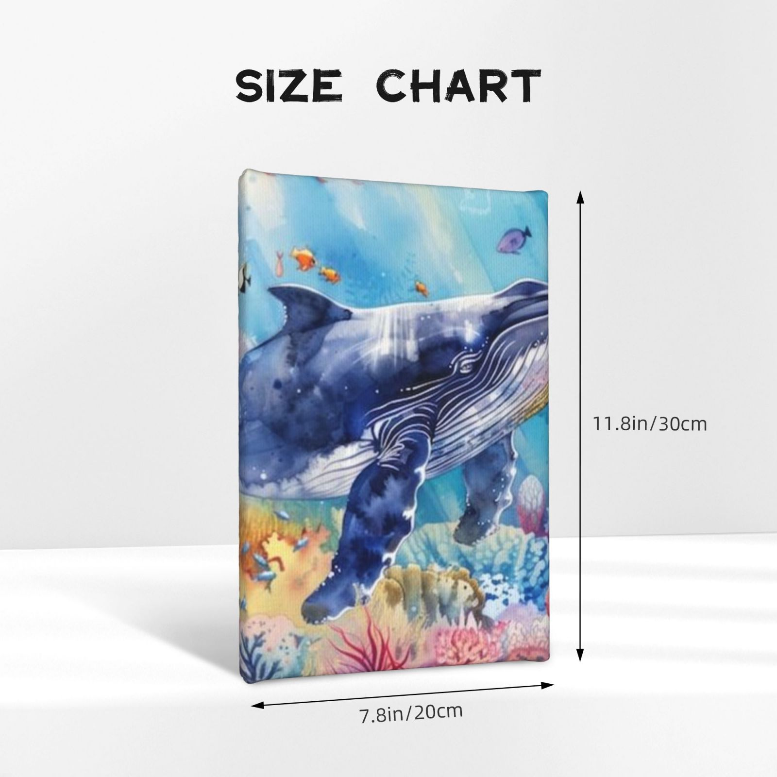 Frameless canvas decorative painting, 20×30 cm