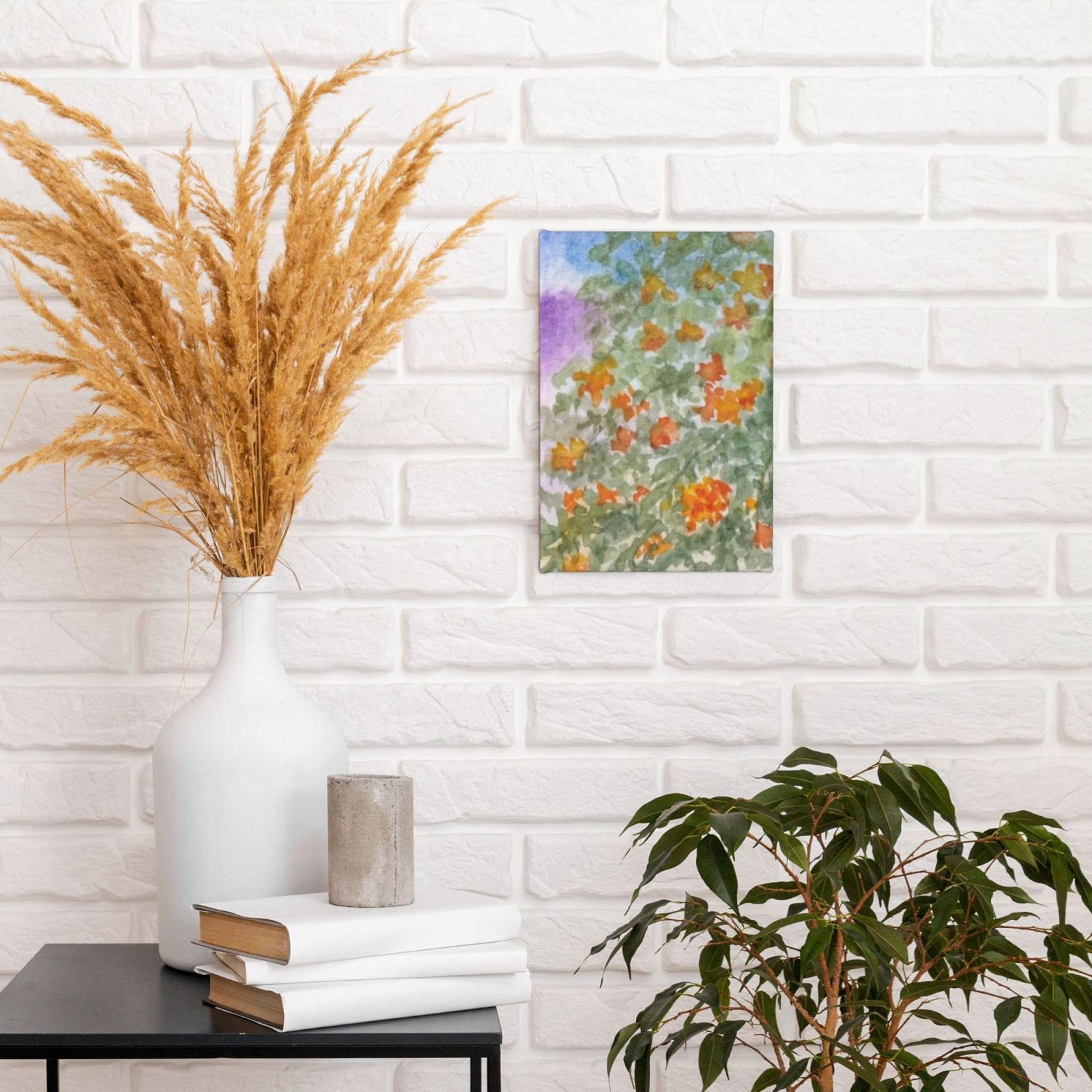 Frameless canvas decorative painting, 20×30 cm