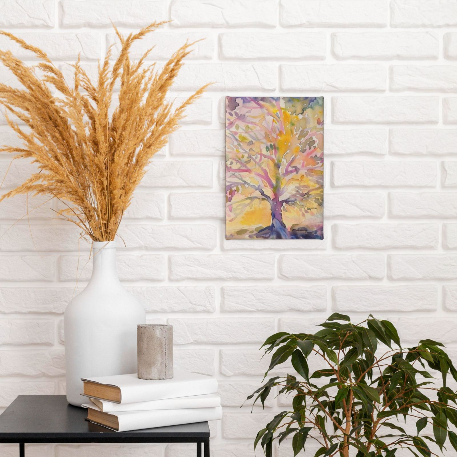 Frameless canvas decorative painting, 20×30 cm