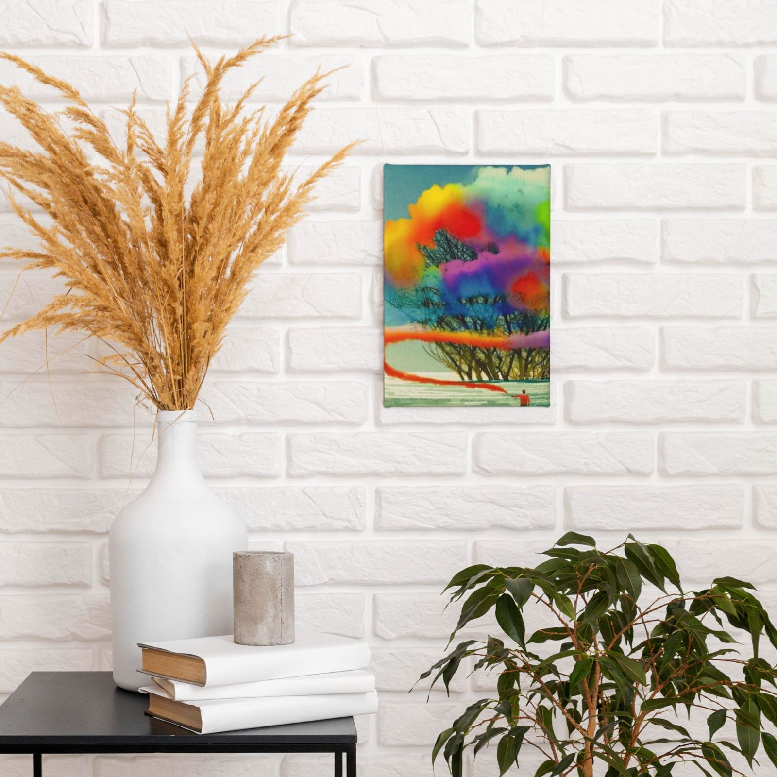 Frameless canvas decorative painting, 20×30 cm