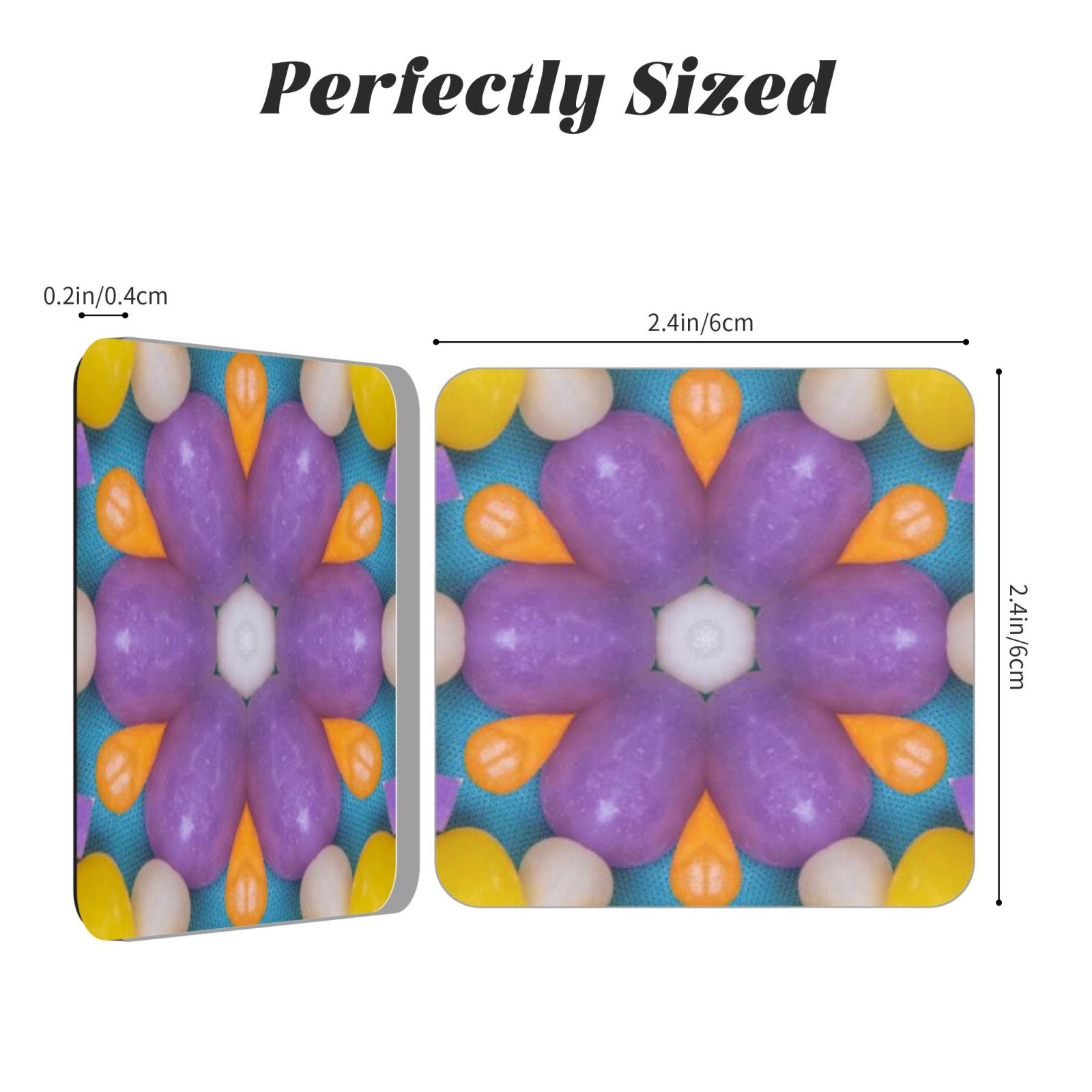 Acrylic refrigerator magnets
