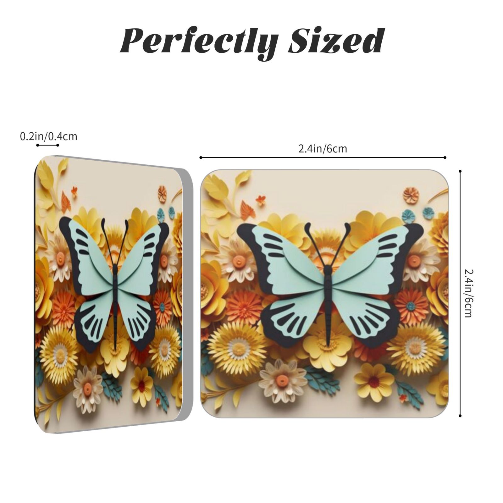 Acrylic refrigerator magnets