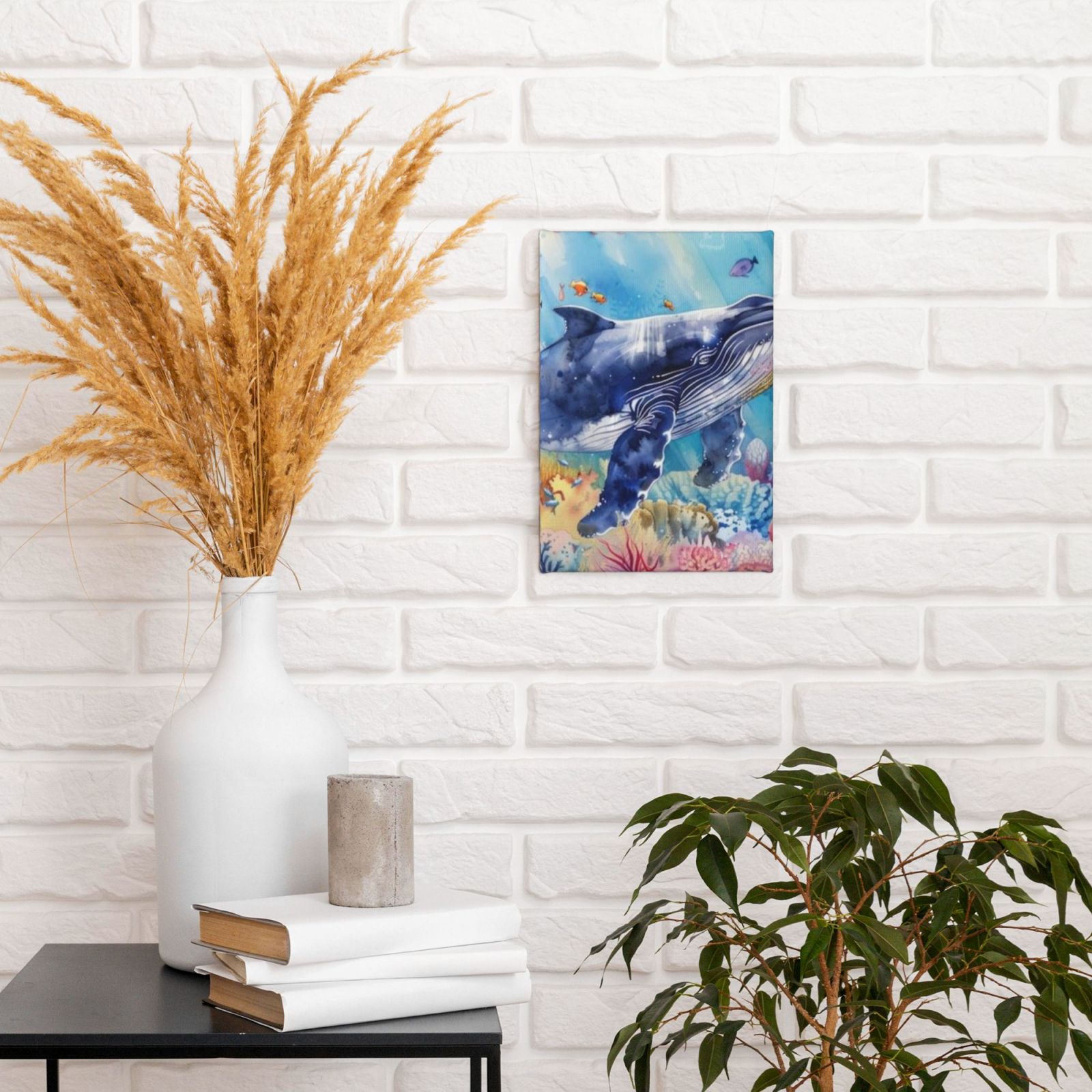 Frameless canvas decorative painting, 20×30 cm