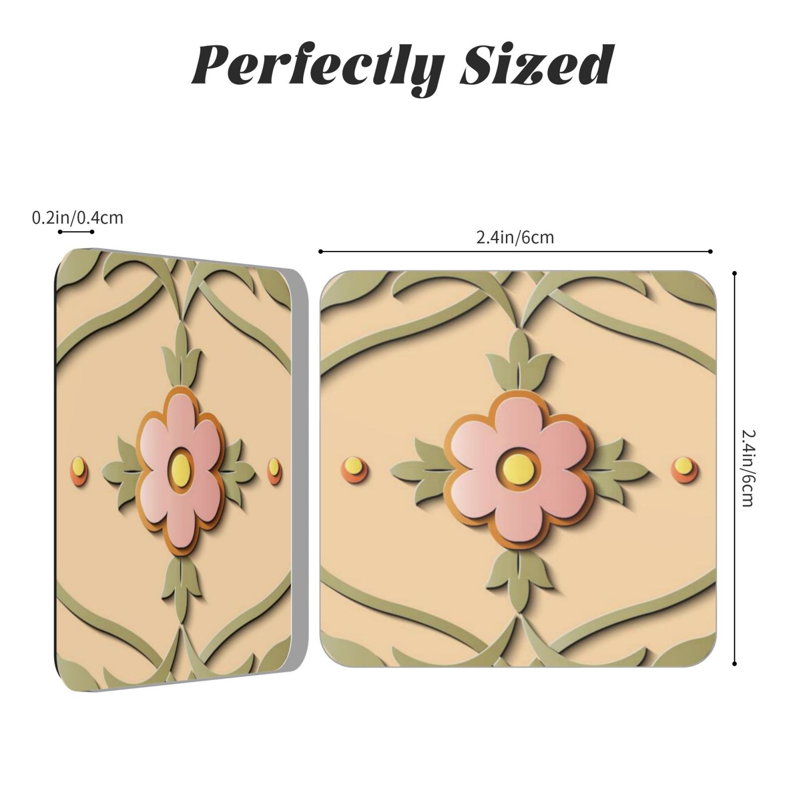 Acrylic refrigerator magnets
