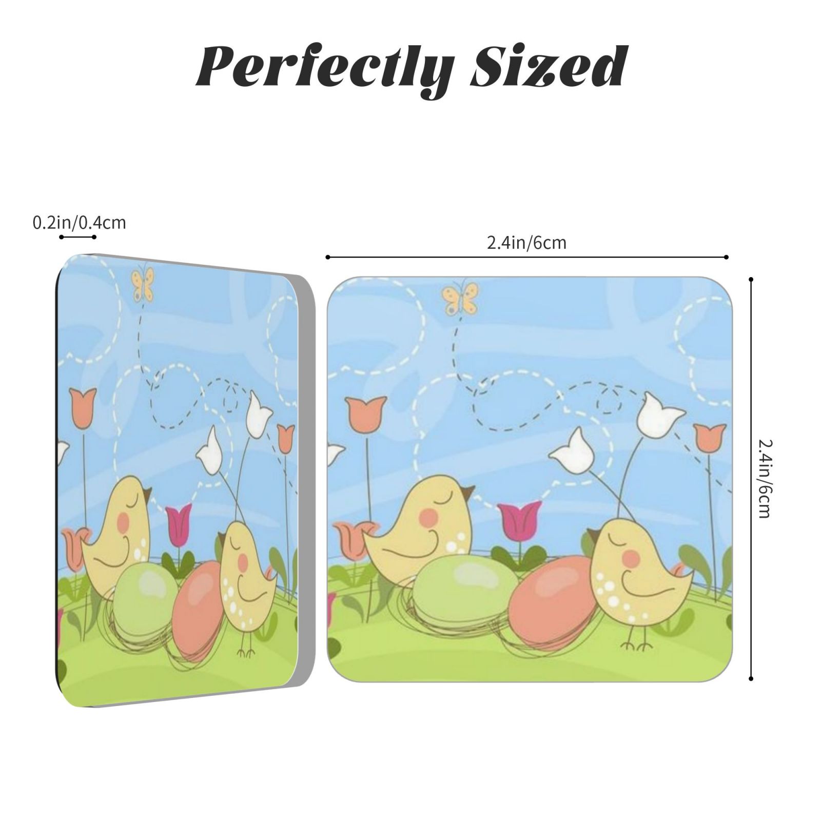 Acrylic refrigerator magnets