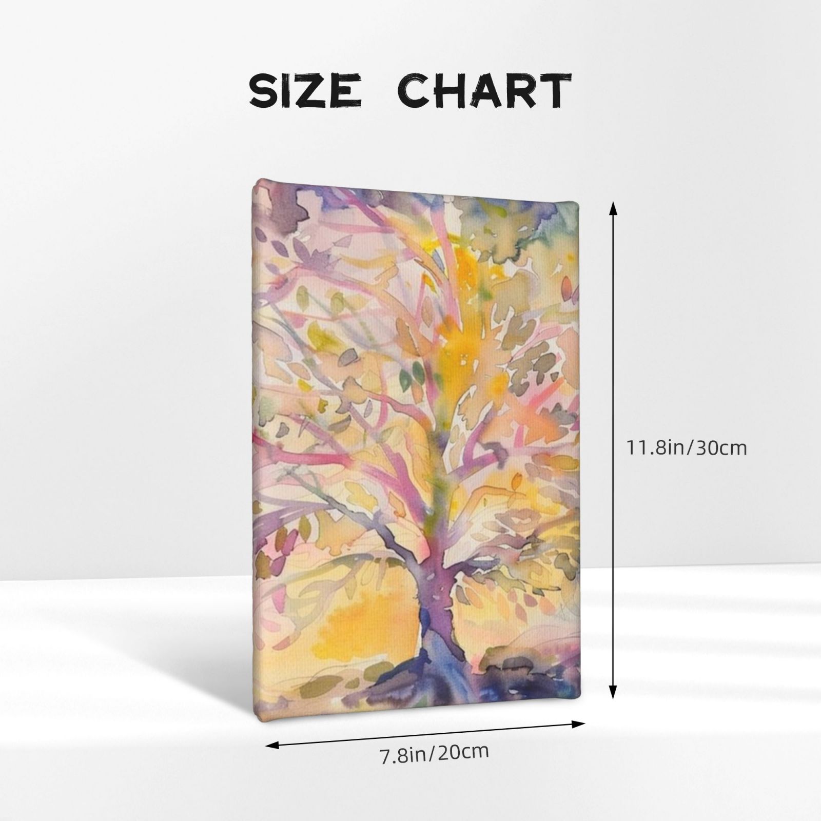 Frameless canvas decorative painting, 20×30 cm