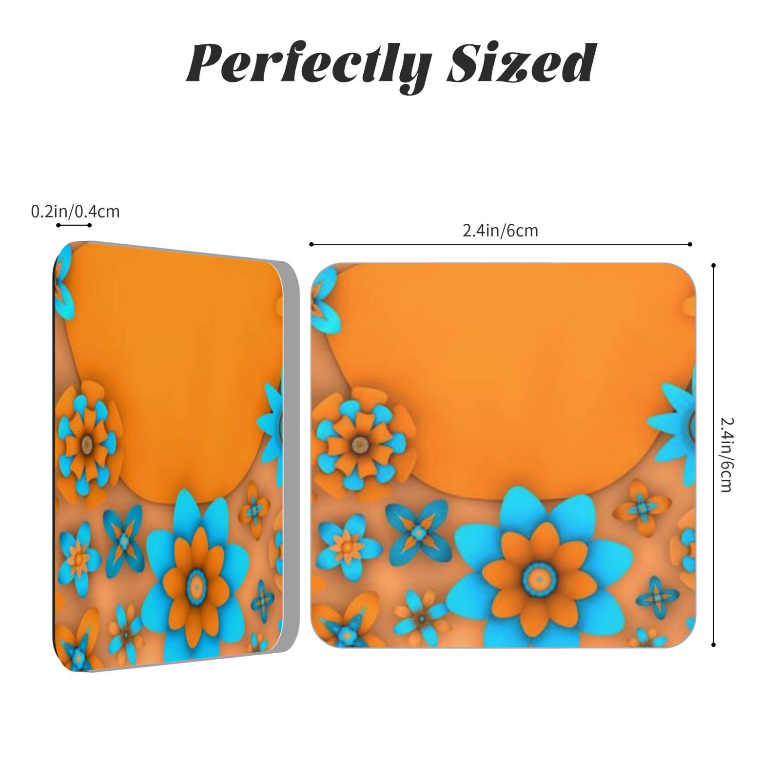 Acrylic refrigerator magnets