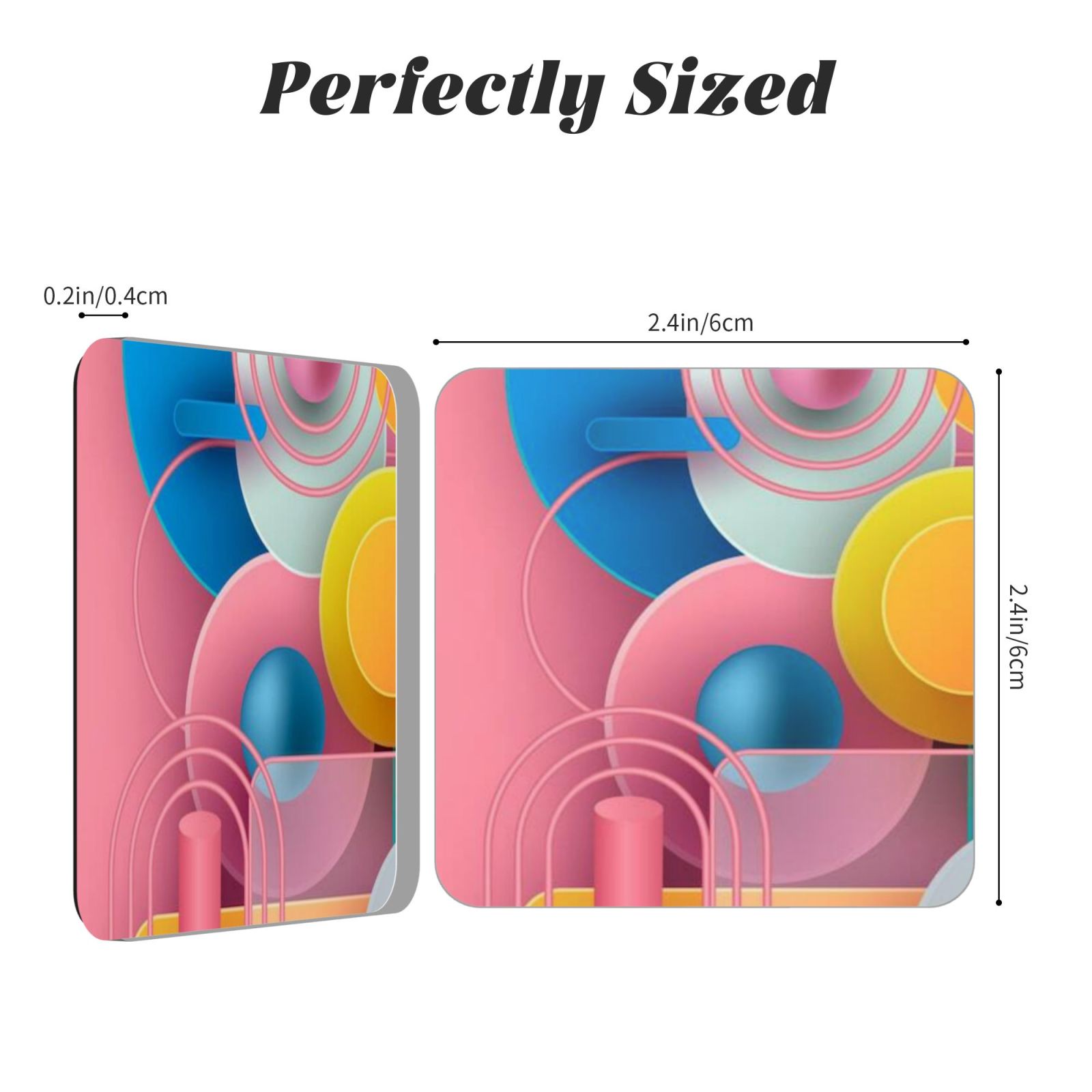 Acrylic refrigerator magnets