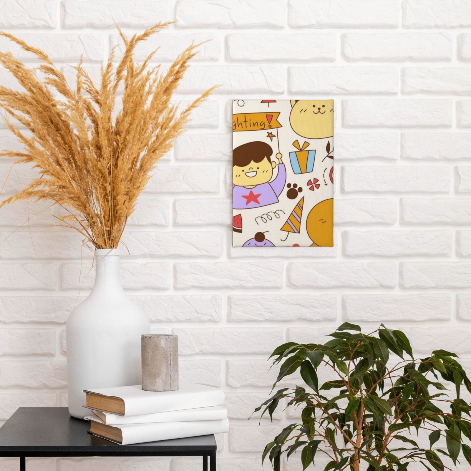 Frameless canvas decorative painting, 20×30 cm