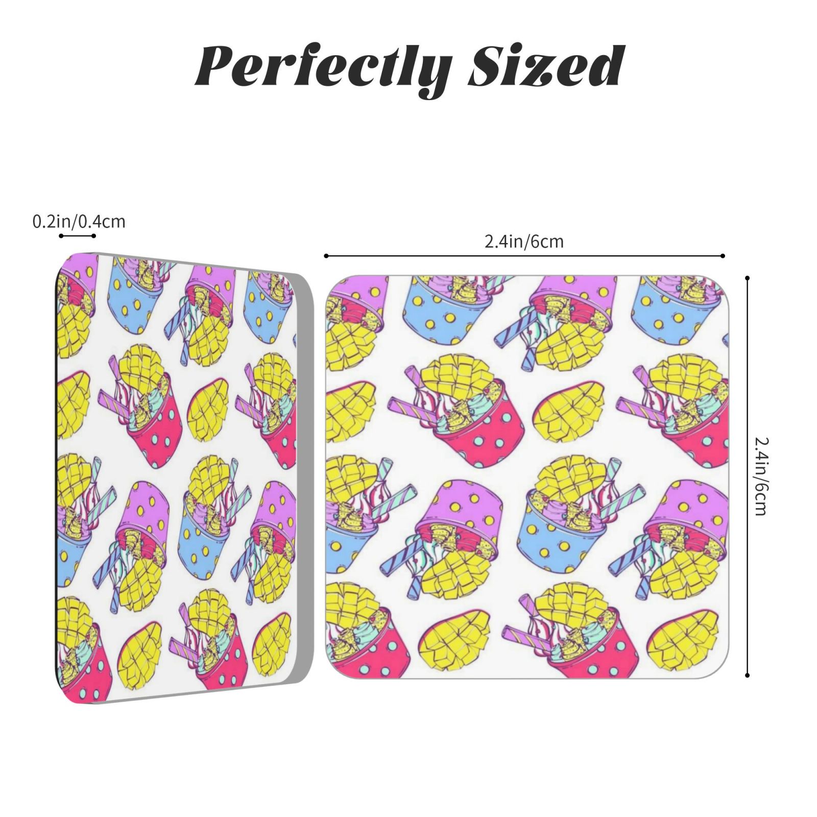 Acrylic refrigerator magnets