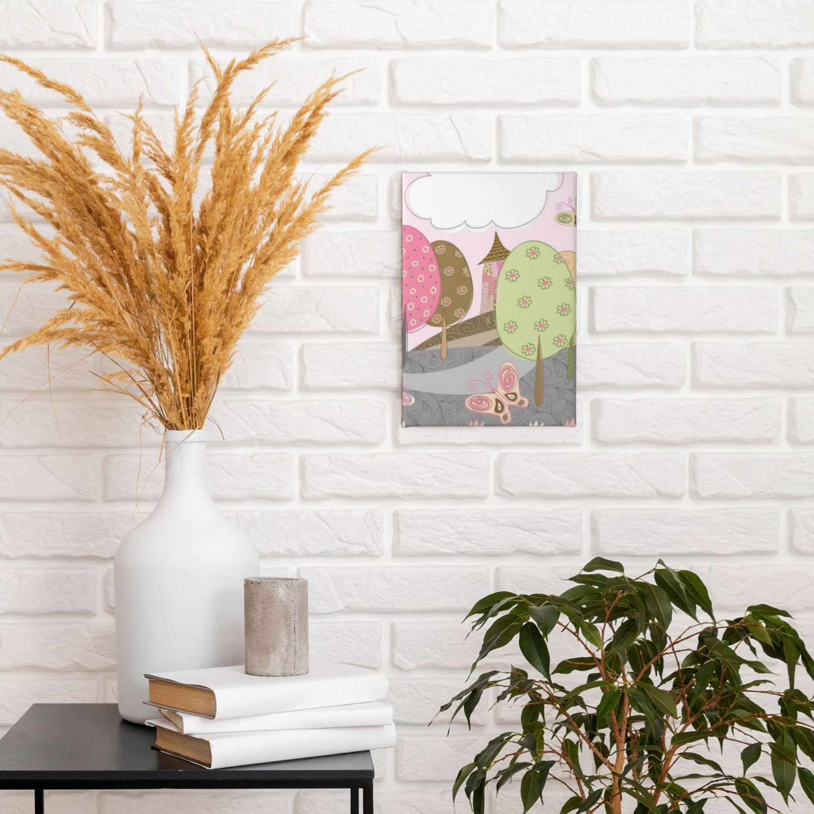 Frameless canvas decorative painting, 20×30 cm