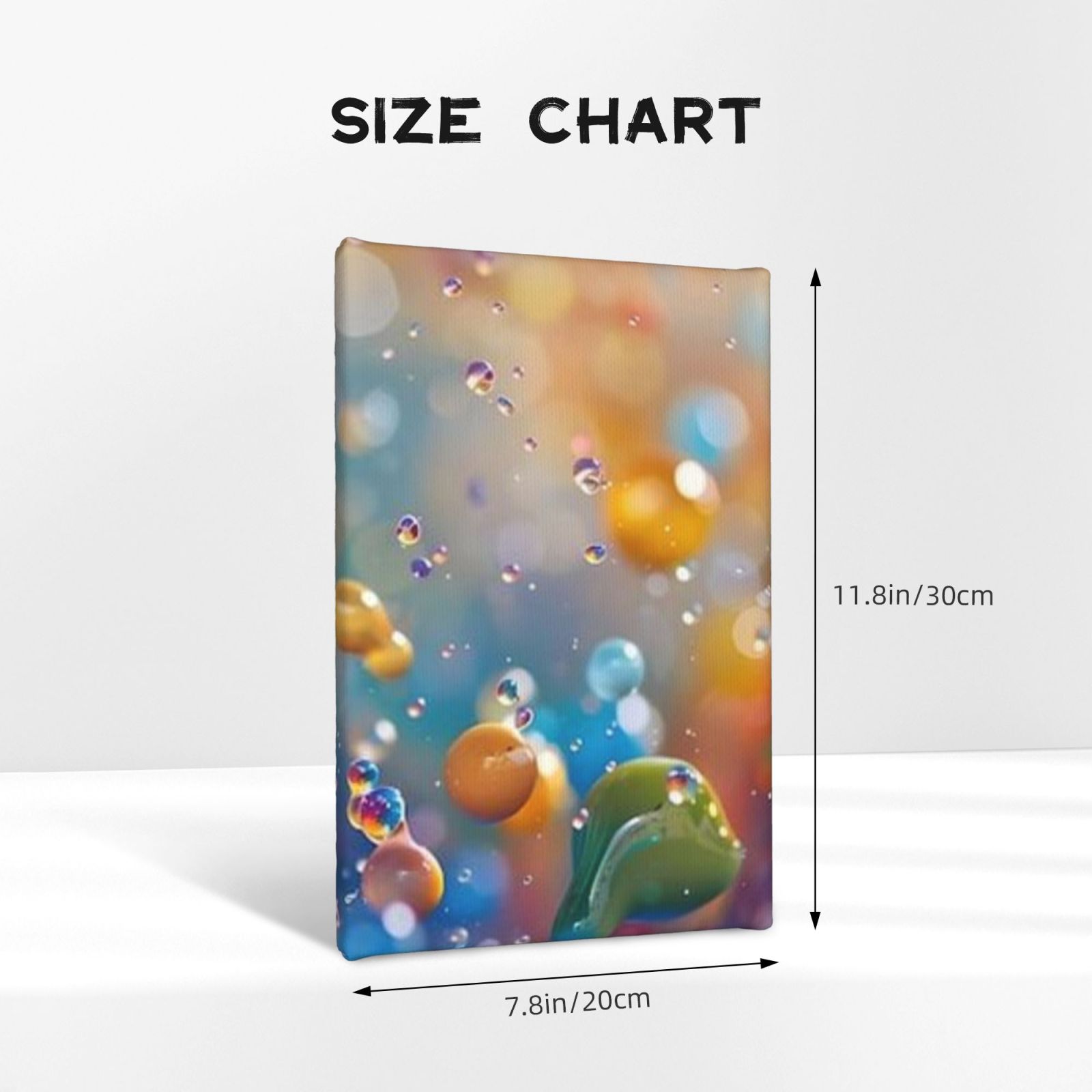 Frameless canvas decorative painting, 20×30 cm