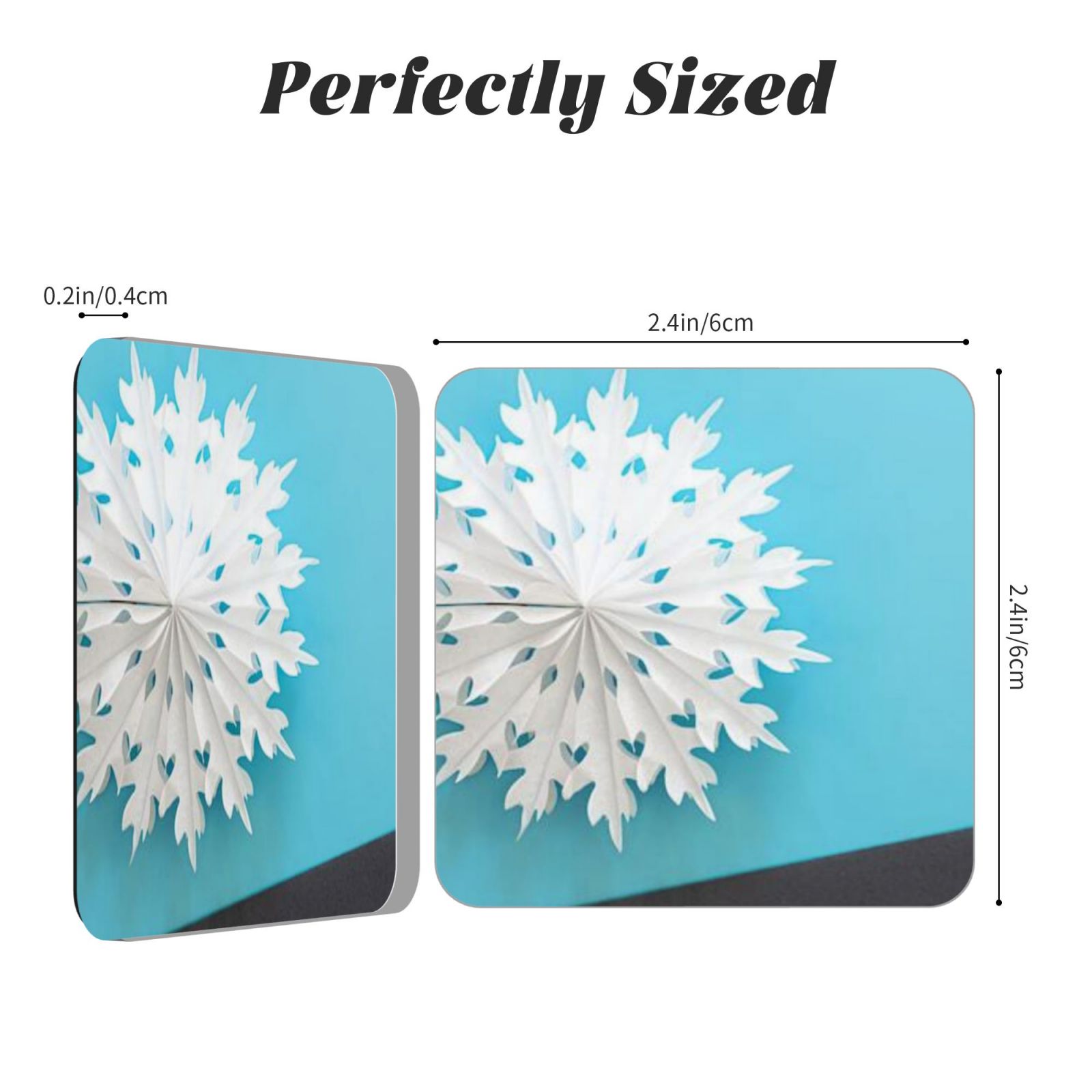 Acrylic refrigerator magnets