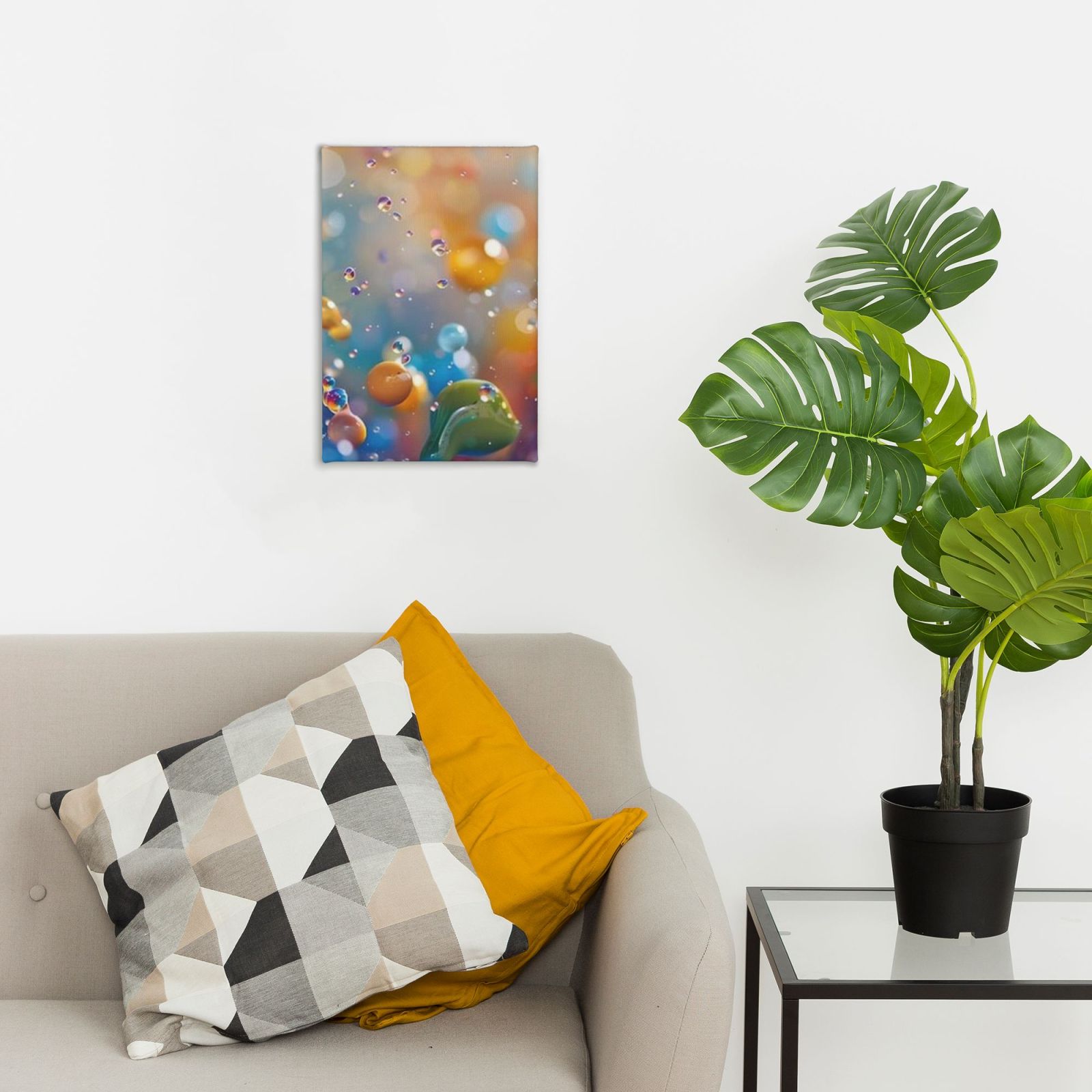 Frameless canvas decorative painting, 20×30 cm