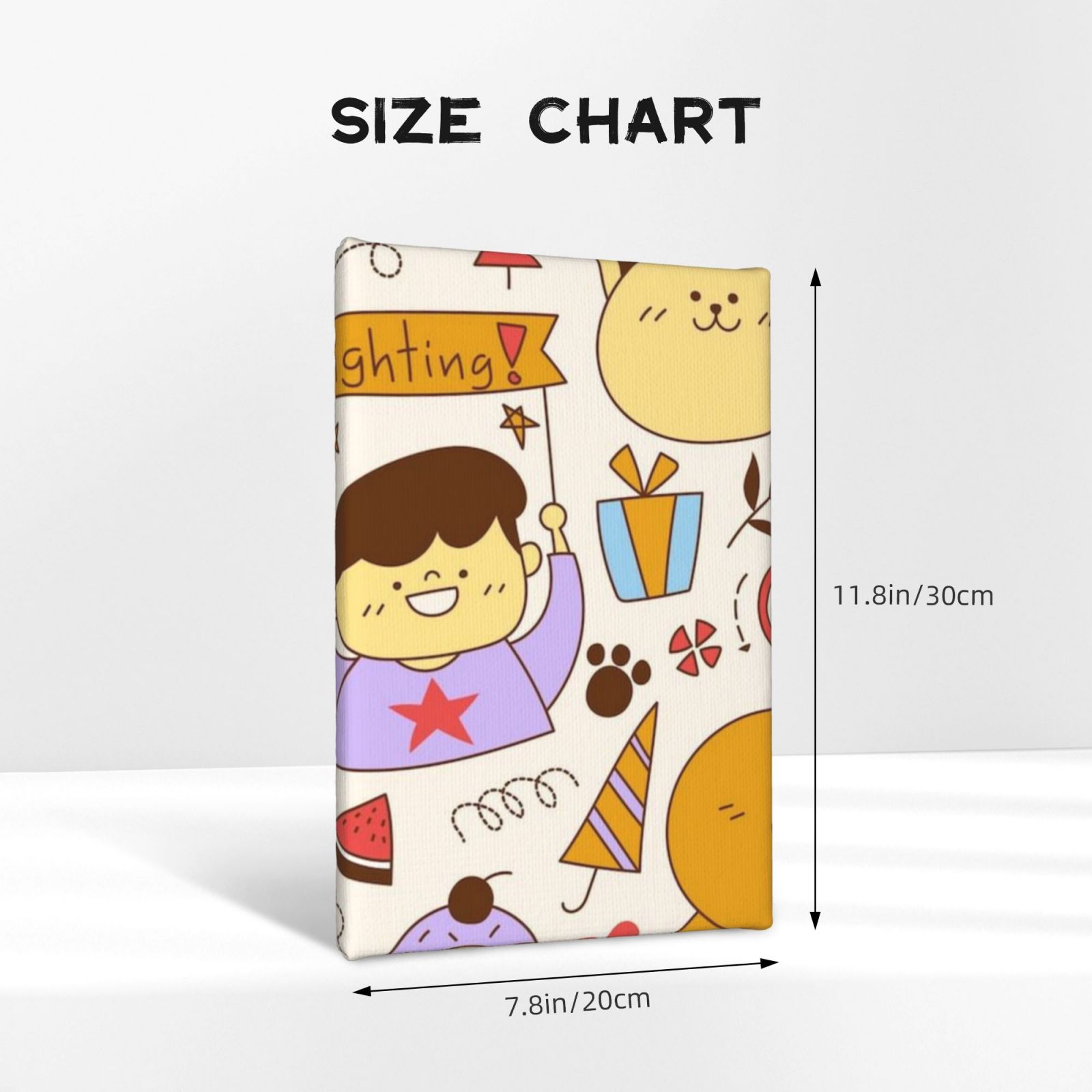 Frameless canvas decorative painting, 20×30 cm