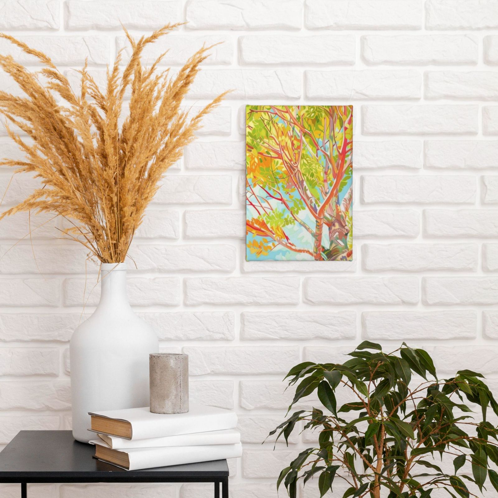 Frameless canvas decorative painting, 20×30 cm