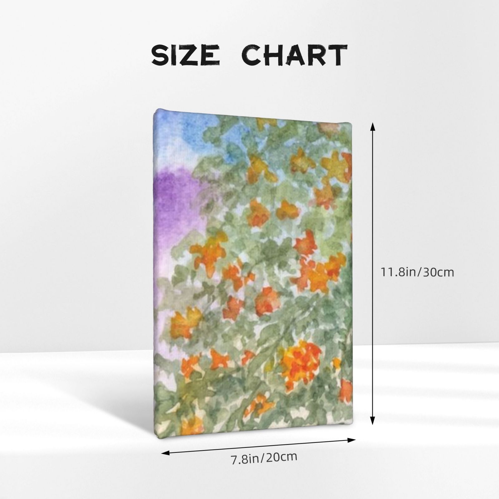 Frameless canvas decorative painting, 20×30 cm